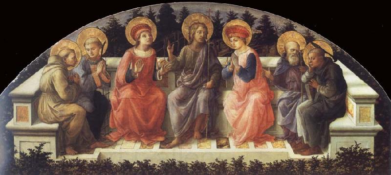 Fra Filippo Lippi Seven Saints France oil painting art